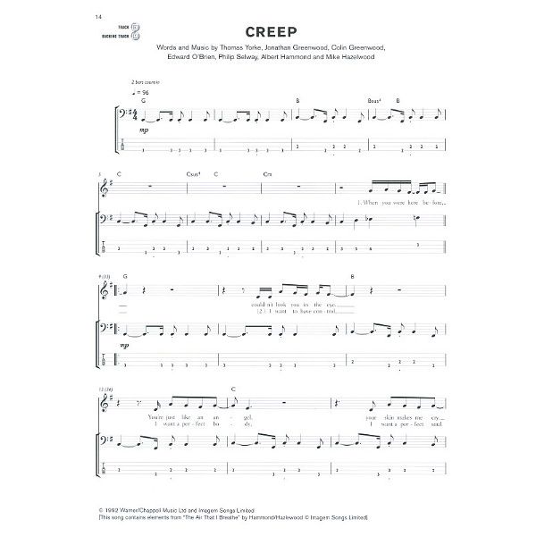 Faber Music Radiohead Bass Play-Along