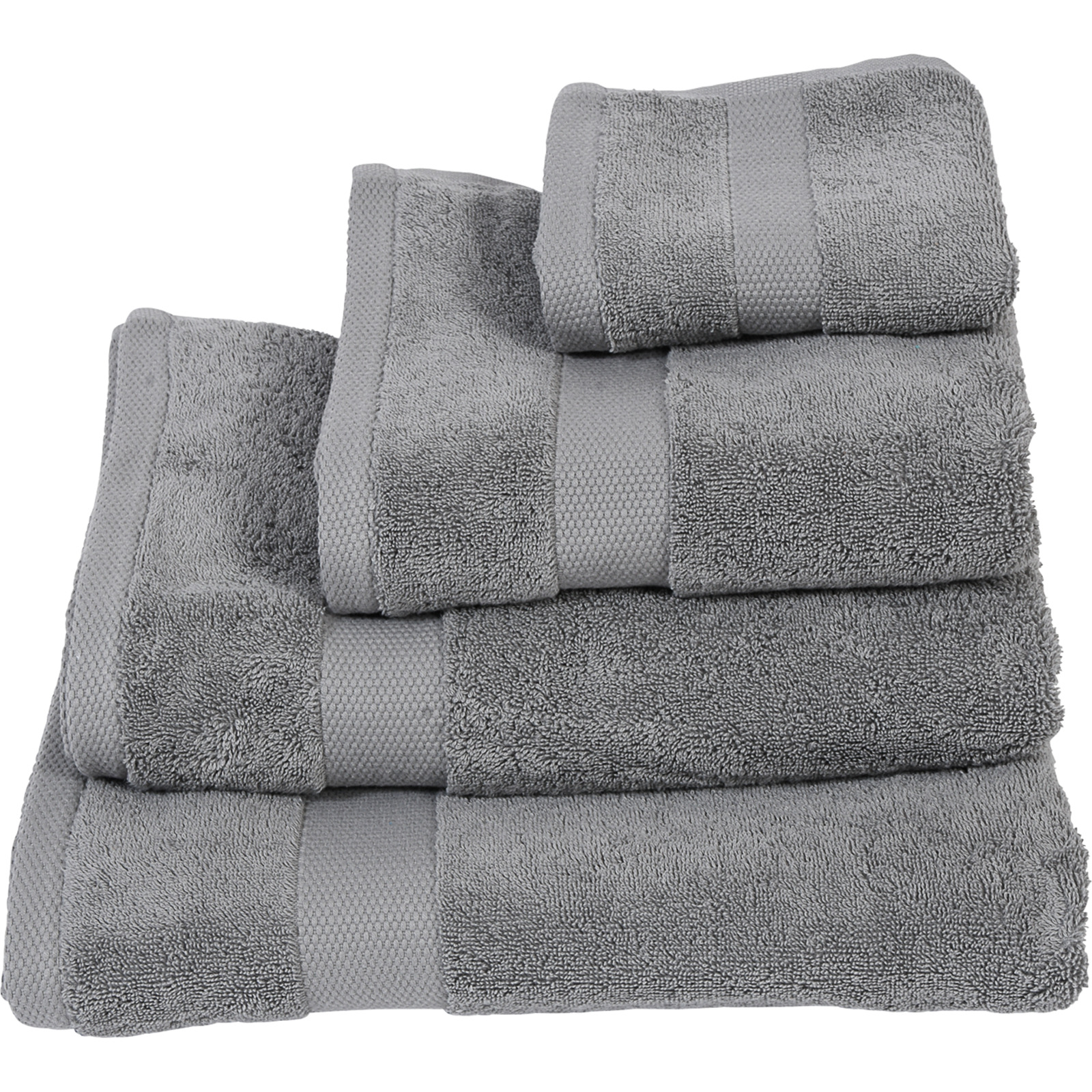 Waschlappen 30 x 30 cm uni grau