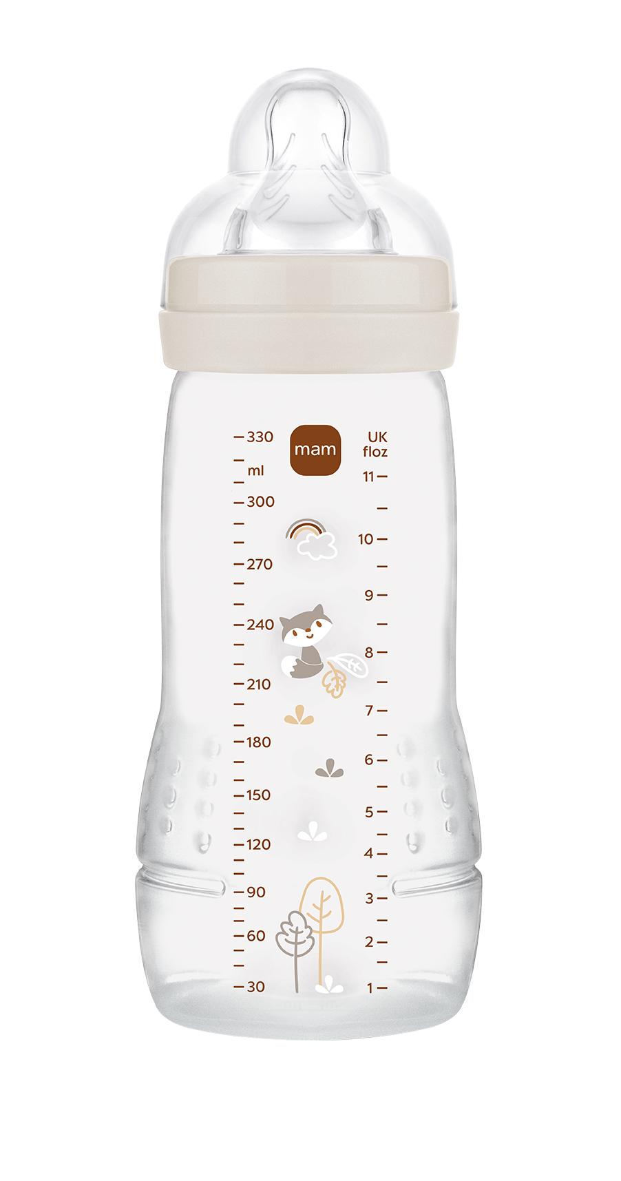 MAM Easy Active Baby Bottle Flasche<br>1 Stück, 330ml, 4+ Monate Unisex