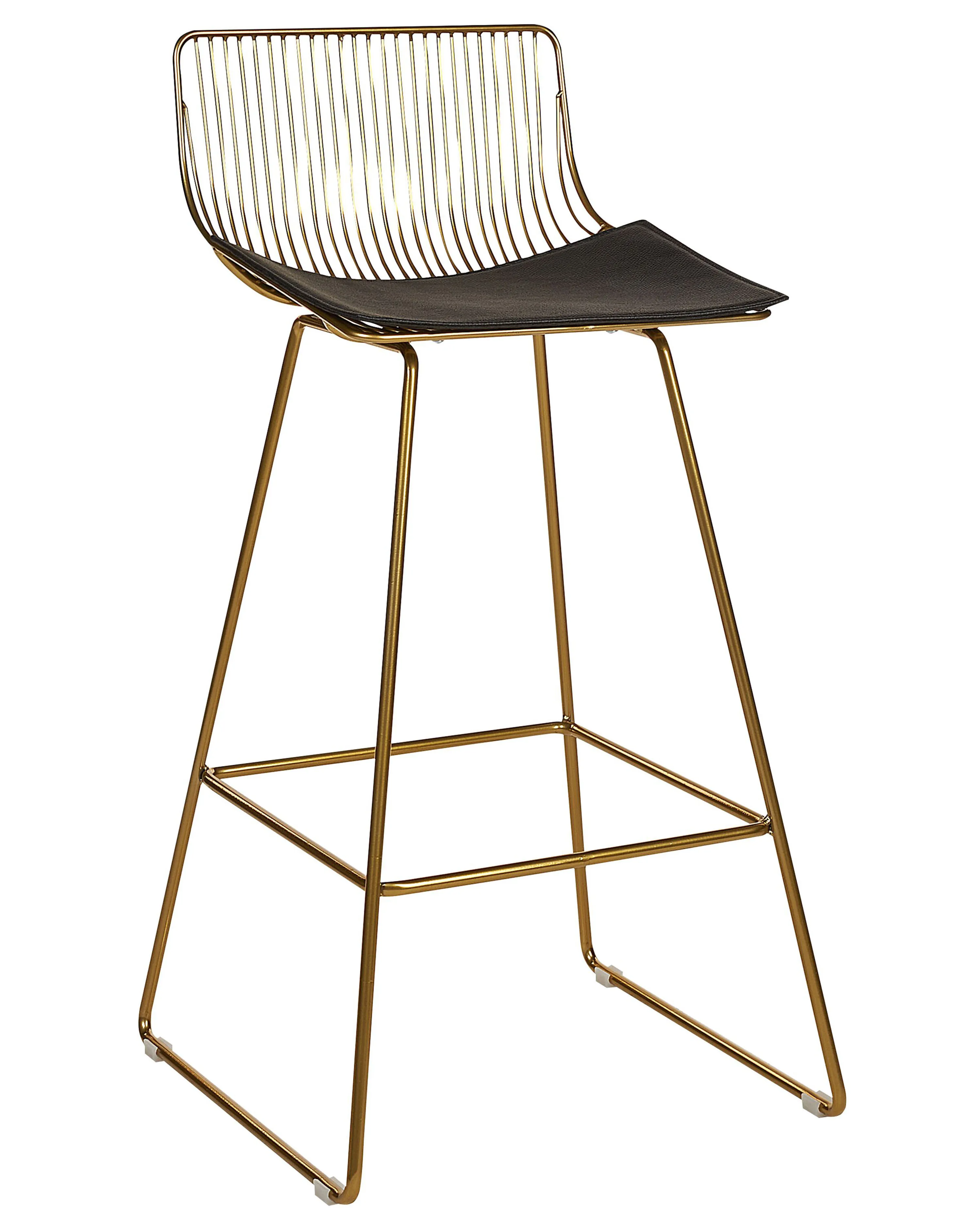 Set van 2 barstoelen FREDONIA Metaal Goud