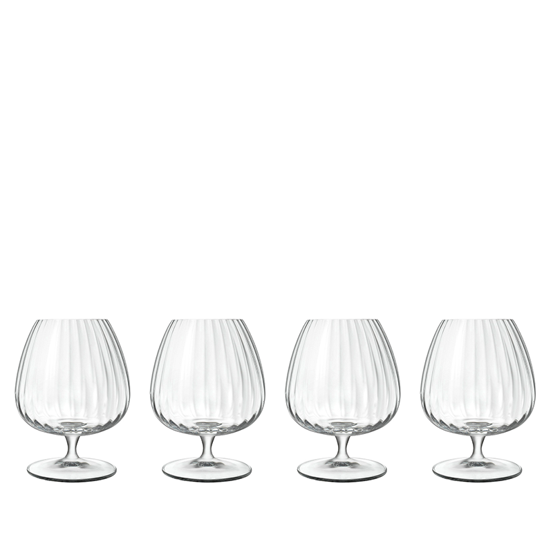 Luigi Bormioli - Optica Cognac glas 46,5 cl, 4 stk