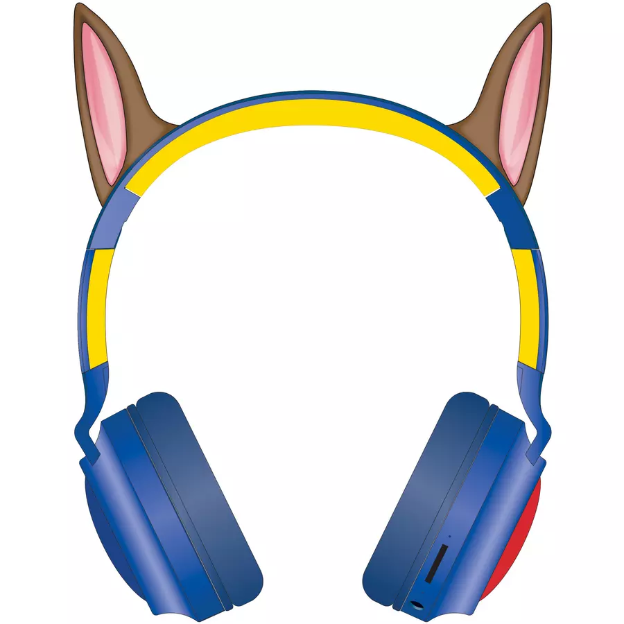 LEXIBOOK PAW Patrol 3D  2-in-1 Bluetooth- und Kabelanschluss, faltbare Kopfhörer mit sicherer Lautstärke