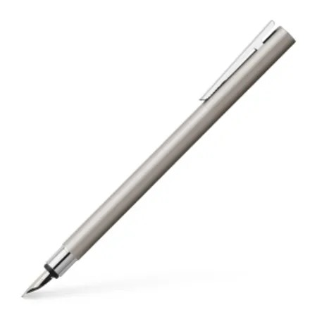 Faber-Castell Edelstahl Füller Neo Slim M, silber matt