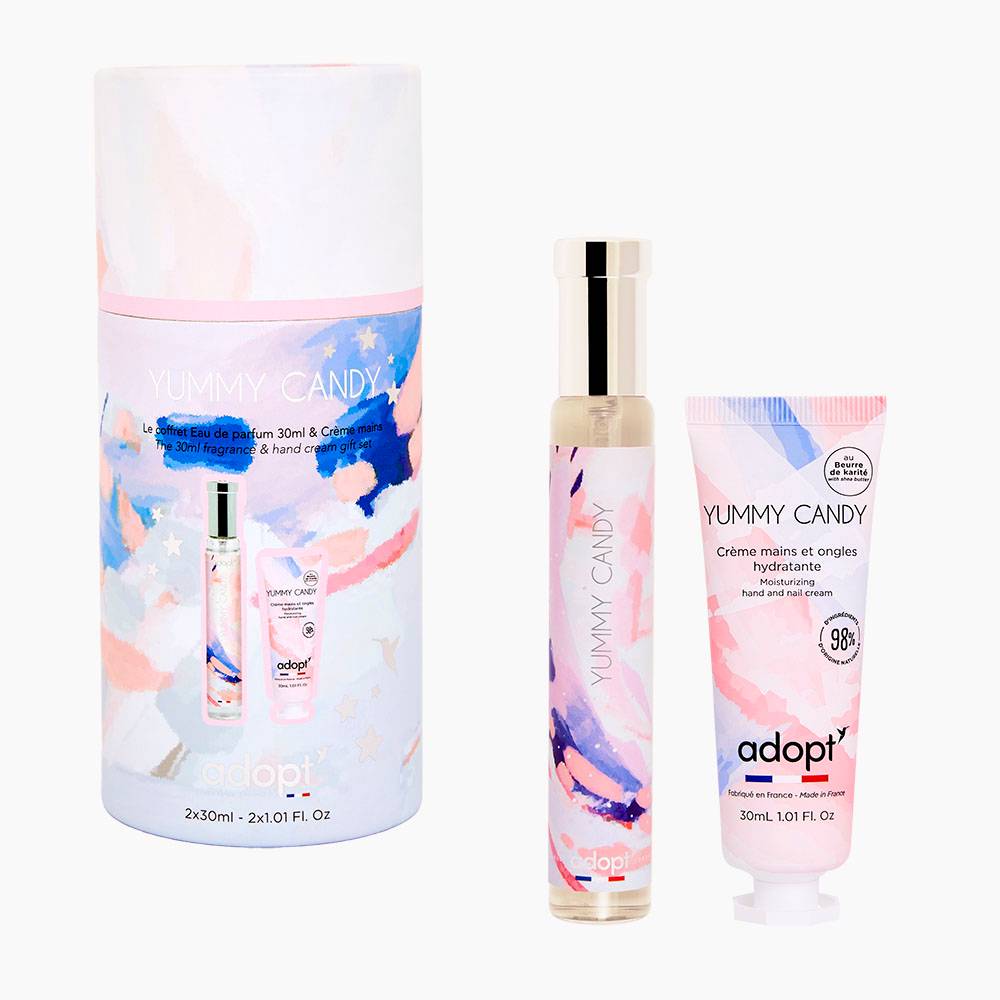 Yummy candy coffret eau de parfum 30 ml + crème main