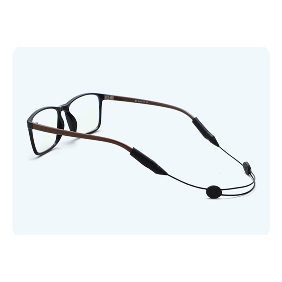 Brillestropper Justerbare Anti-Skli Svart 35 cm
