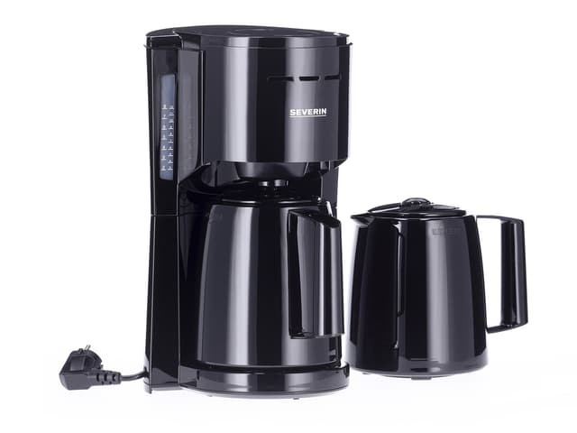Severin Kaffemaskine m. 2 termo 1000 watt Sort