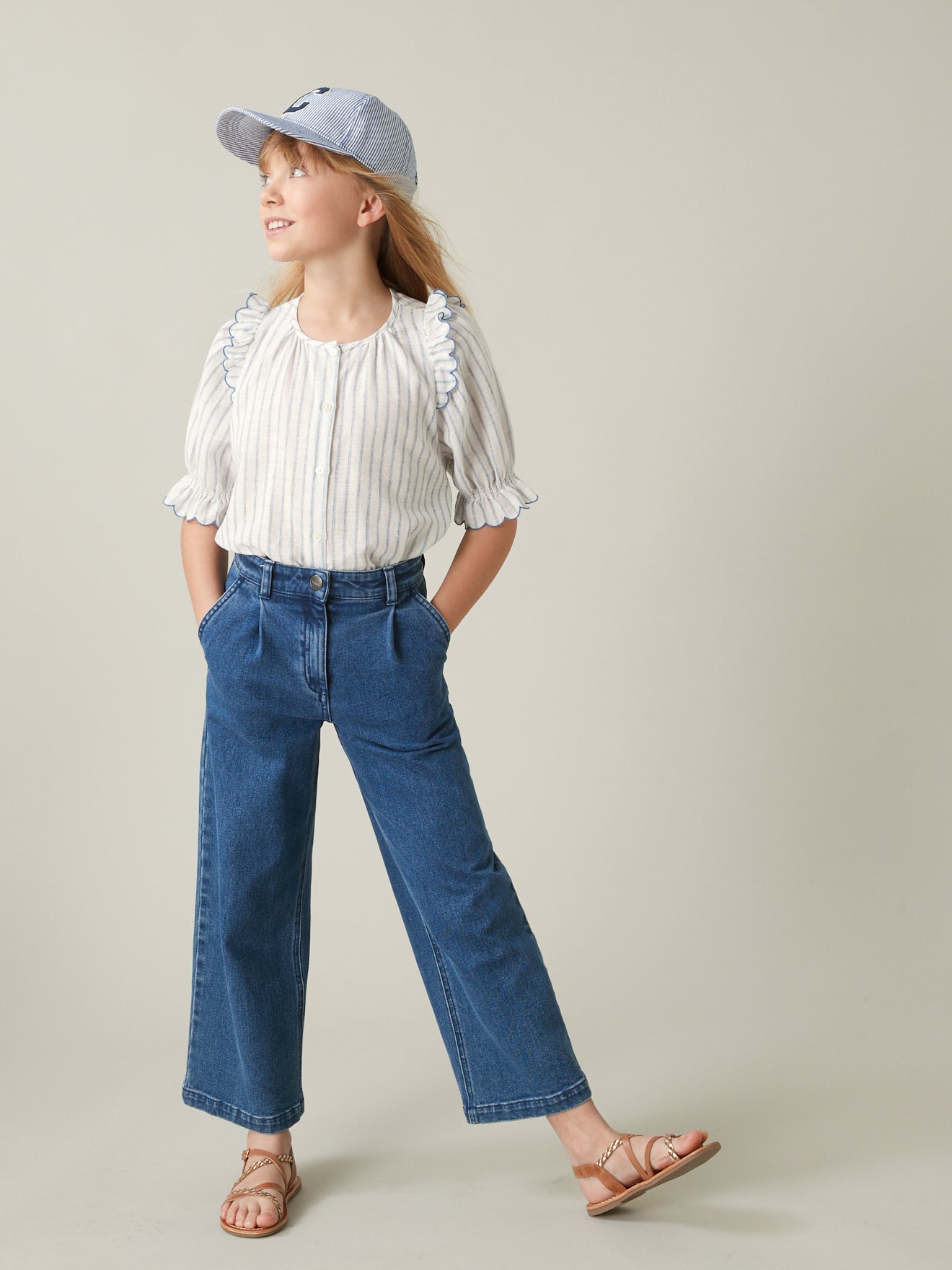 Chemise Fille à volants
