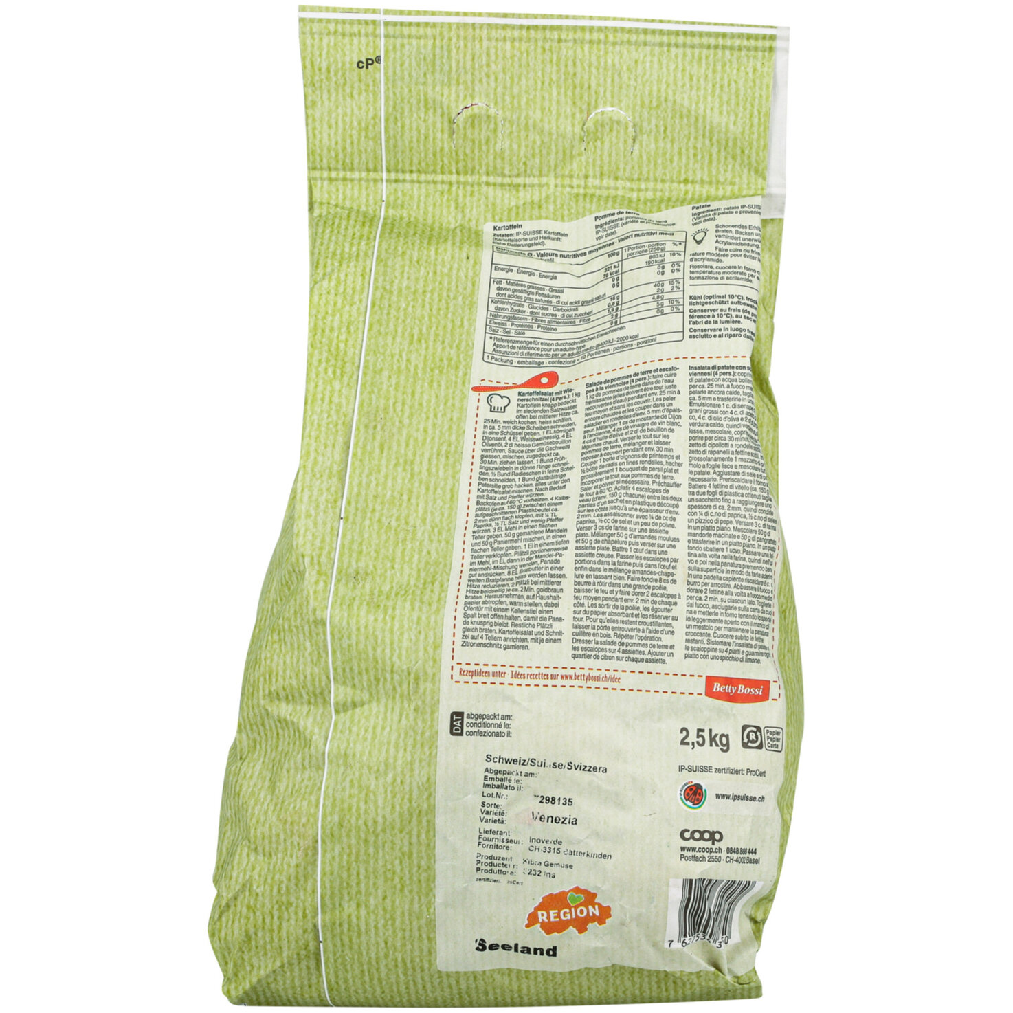 Kartoffeln festkochend IP-Suisse -