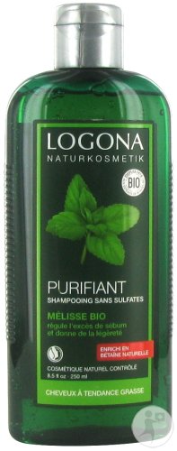 Logona Balance Shampoing Purifiant Mélisse Cheveux À Tendance Grasse Bio Flacon 250ml