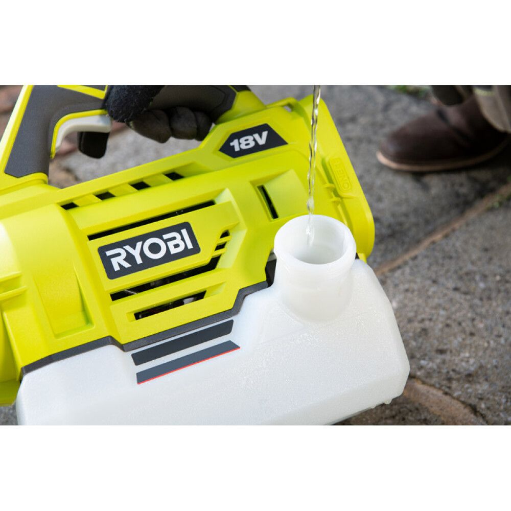 TRYKKSPRØYTE FOGGER RYOBI RY18FGA-0 ONE+ 18V UTEN BATTERI