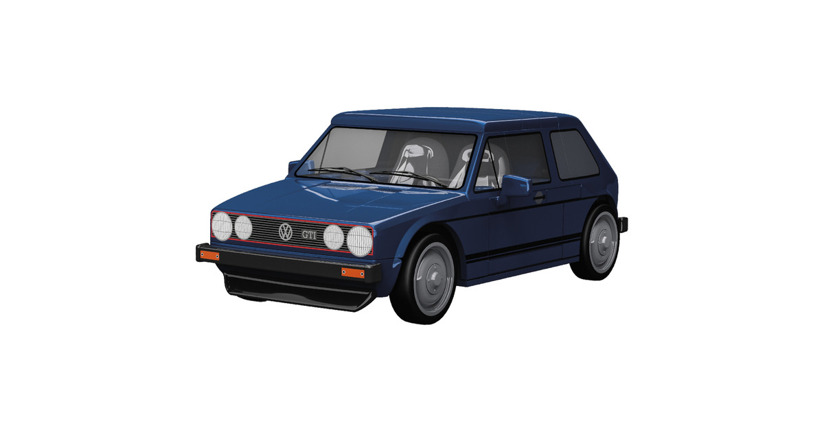 COBIVolkswagen Golf GTI (1976-1983) Constructiespeelgoed  (Schaal 1:35)
