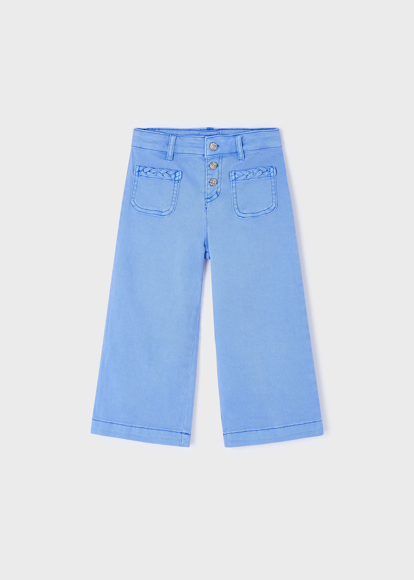 Calças Better Cotton de corte amplo para meninas, cor cru