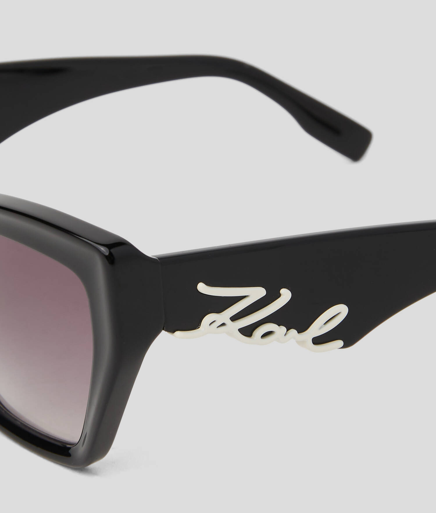 LUNETTES DE SOLEIL AVEC LOGO DÉCOUPÉ KARL SIGNATURE - Noir