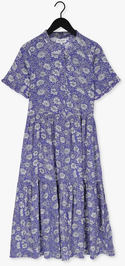 LOLLYS LAUNDRY blauwe lollys laundry midi jurk fie