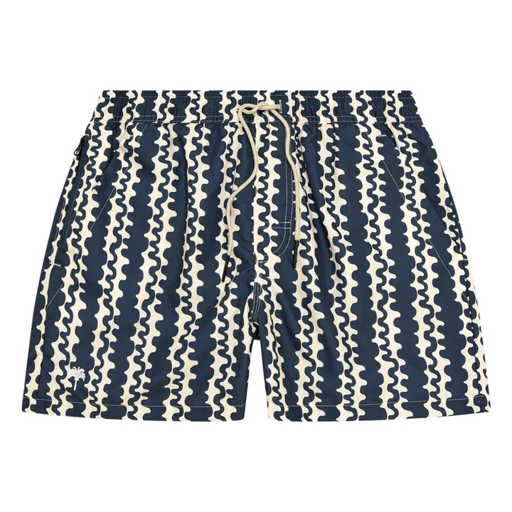 OAS Short de Bain Scribble | Bleu marine