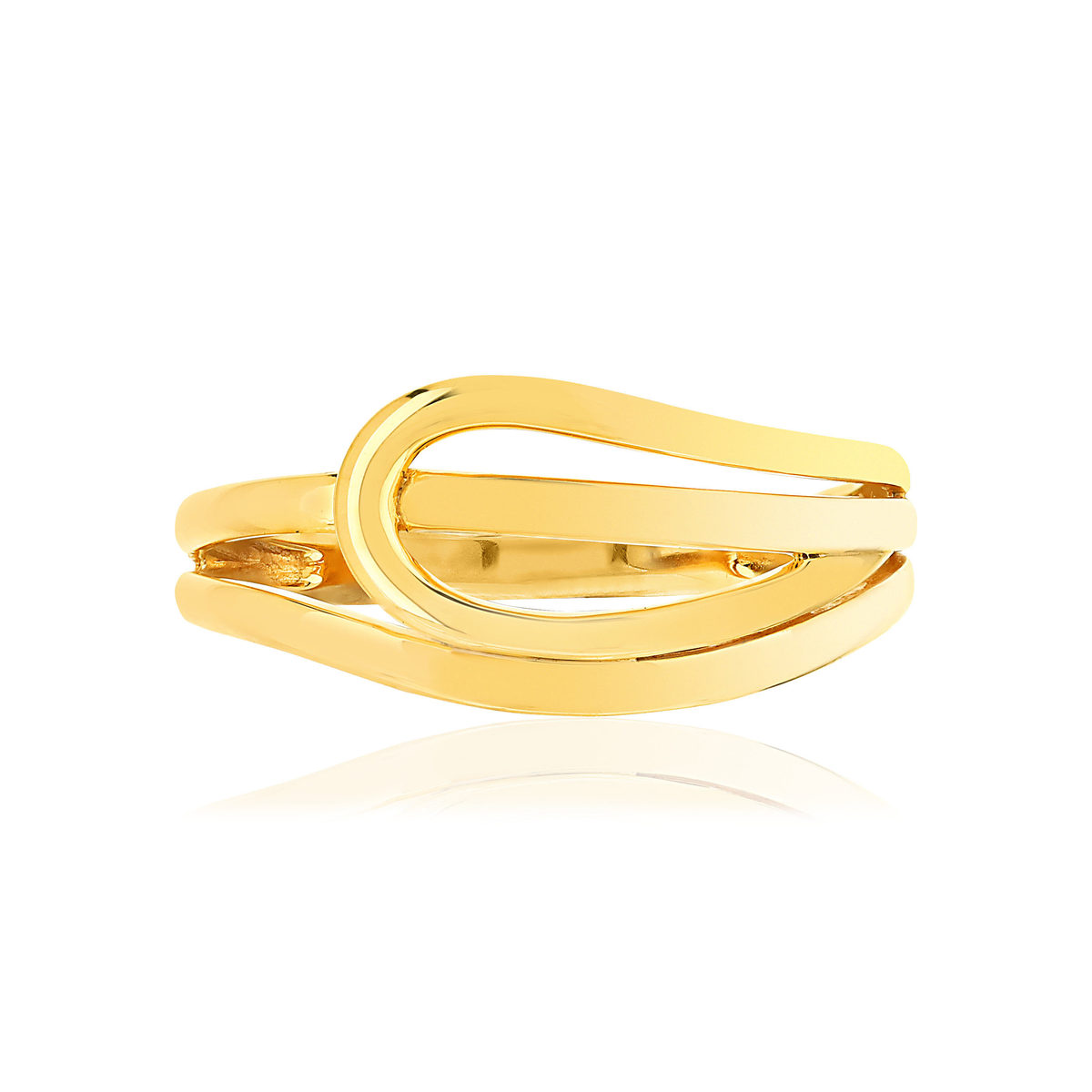 Bague or jaune 375