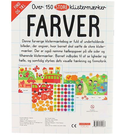 Karrusel Forlag Aktivitetsbog m. Klisterm?rker - 150 - Dansk