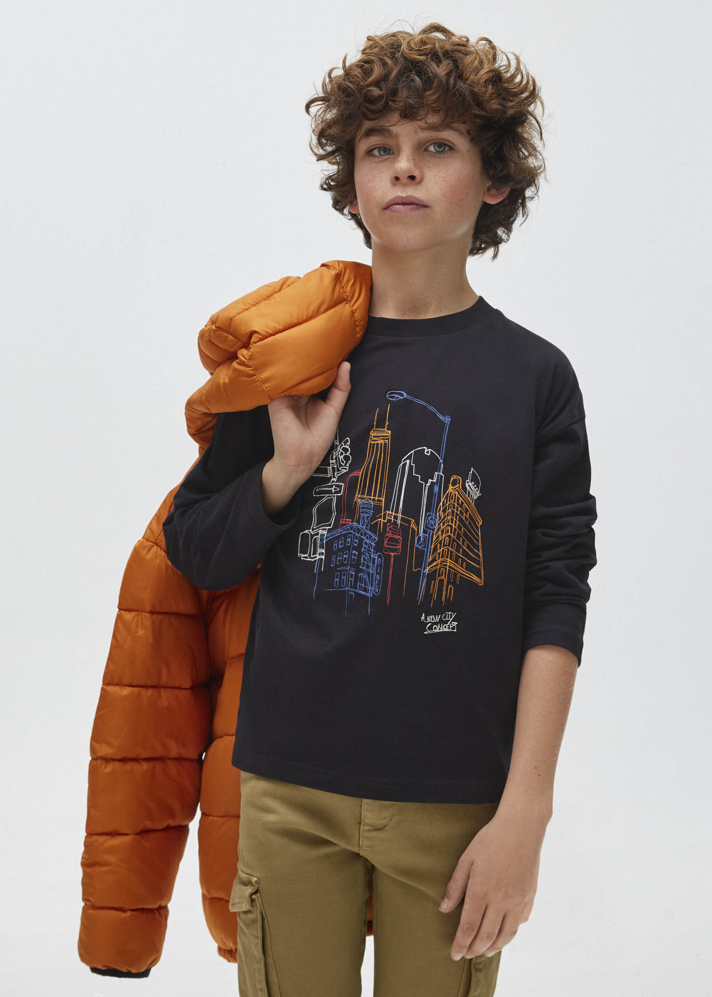 Camiseta skatista Better Cotton Fit para menino
