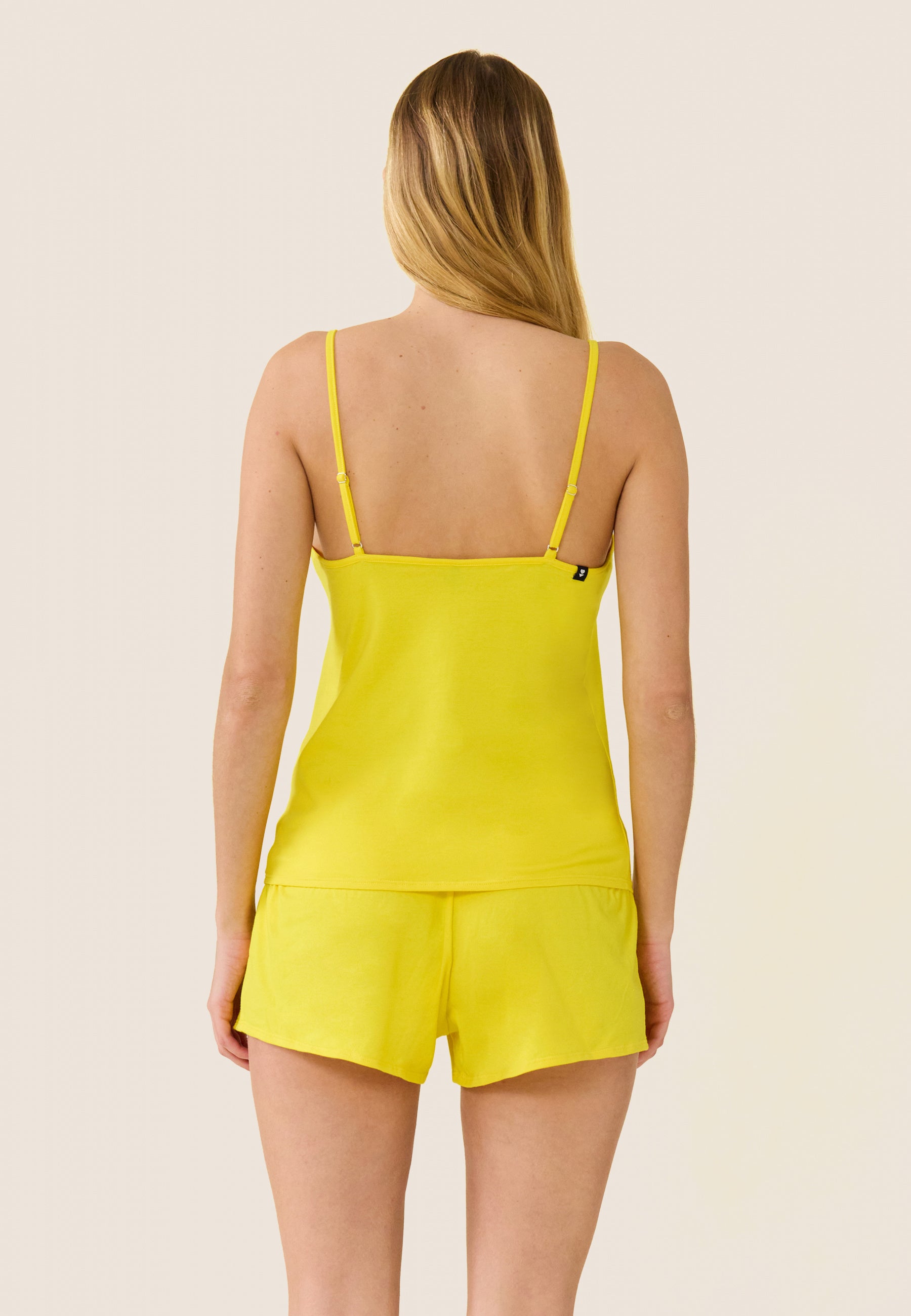 Caraco de pyjama en coton-Rox Jaune Soleil
