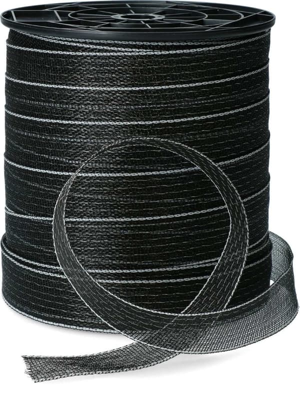 ZoneGuard Basic gjerdetape 40 mm sort 200 m