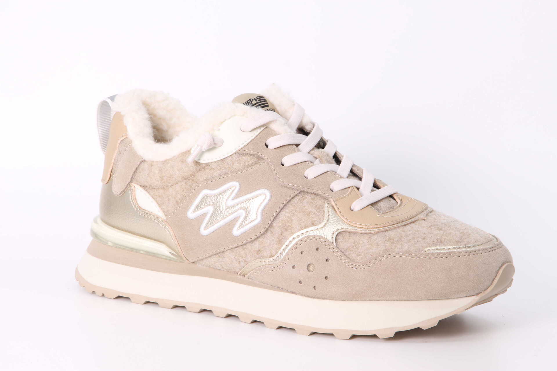 Maripe Sneaker beige / gold