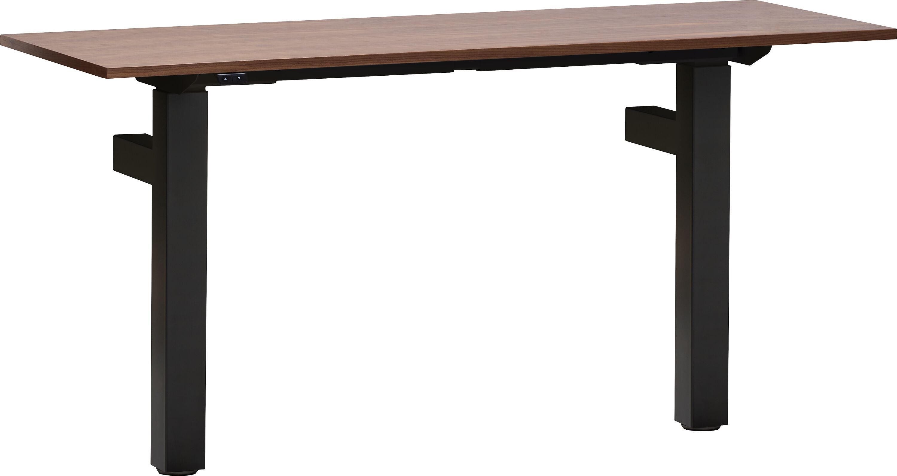 FLEXCUBE Wandtisch höhenverstellbar - Nussbaum / B: 140.0 cm x T: 50.0 cm x H: 67.5 cm