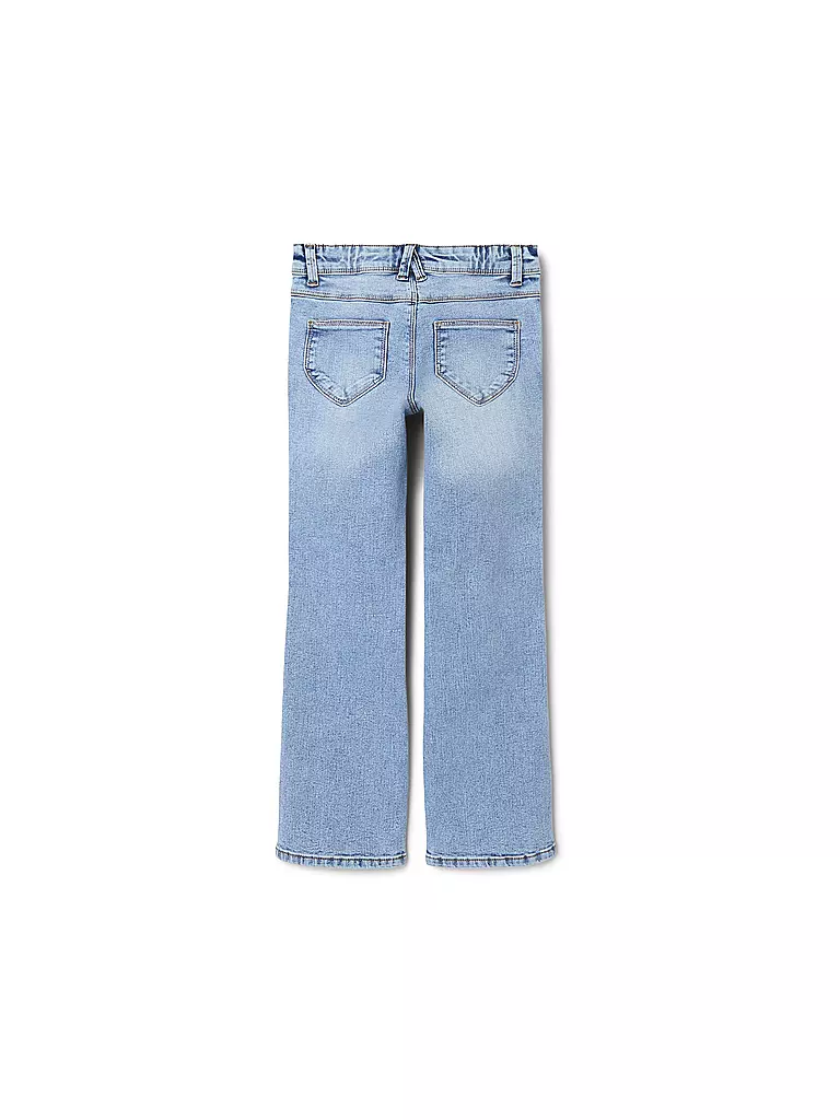 NAME IT Mädchen Jeans Boot Cut NKFPOLLY hellblau