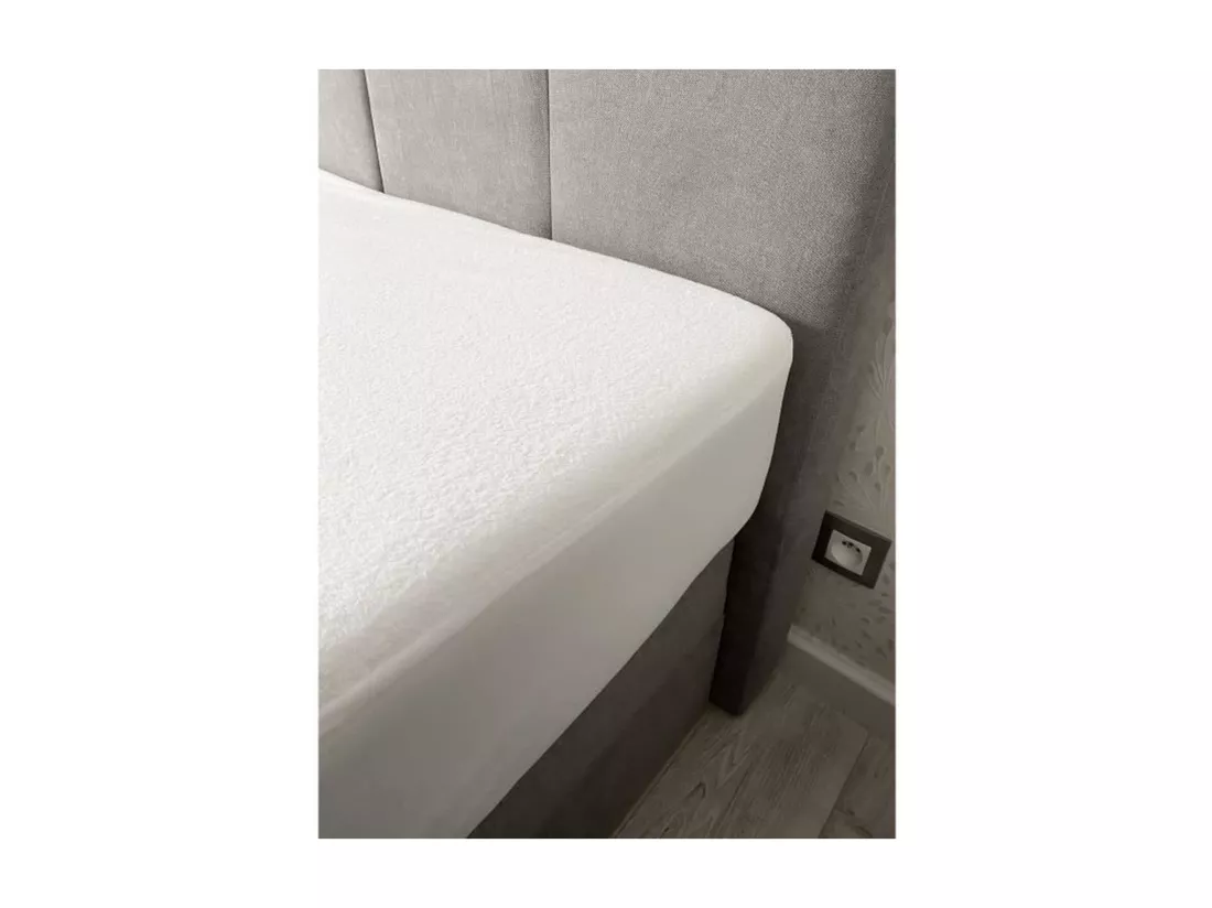 Protège matelas absorbant - 140 x 190 cm - Coton - Anti acariens