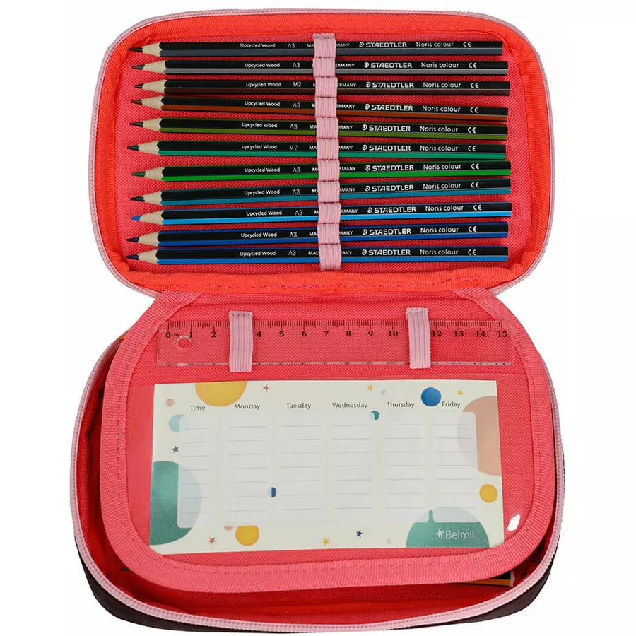 Belmil Schulranzen Premium Smarty Plus Set 5-teilig Glam