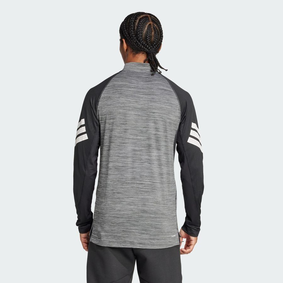 Adidas T-shirt zip 1/4 3 bandes Icon