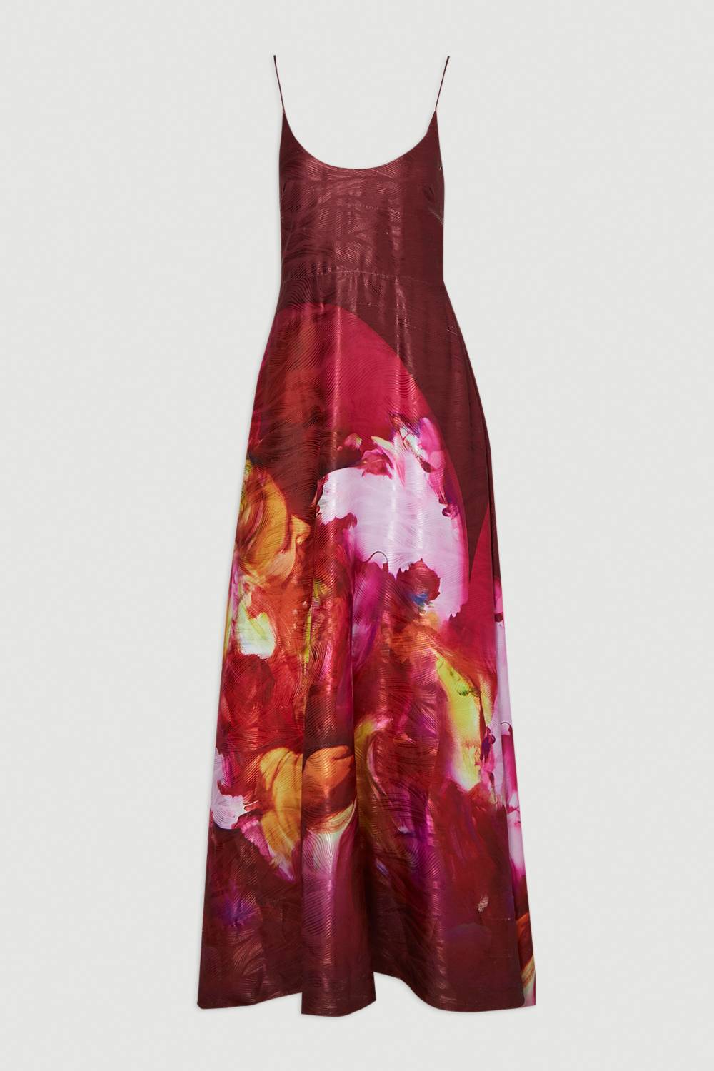 KarenMillen Lily Macrae - Robe de Bal Tissée Texturée à Bretelles