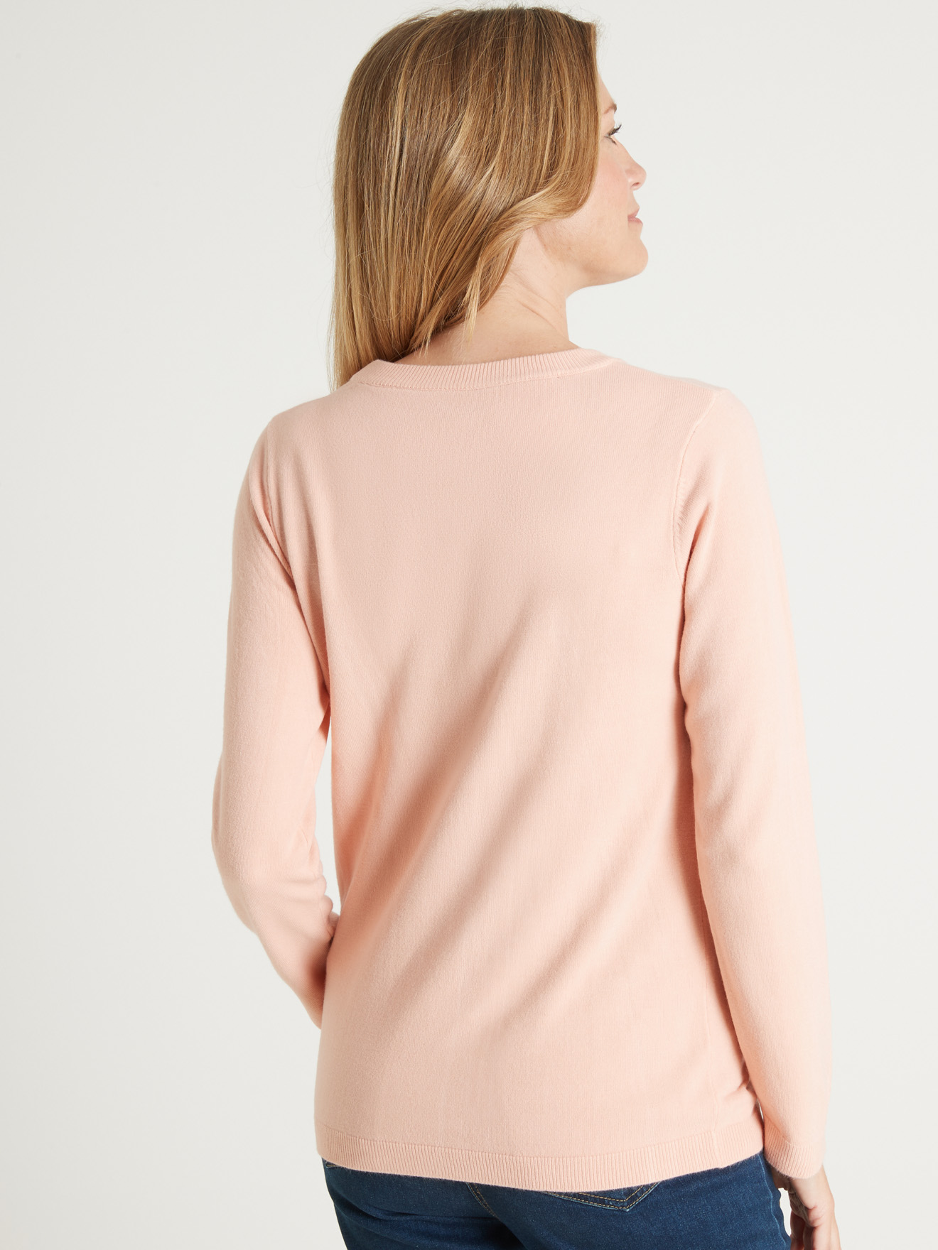 Pull toucher cachemire