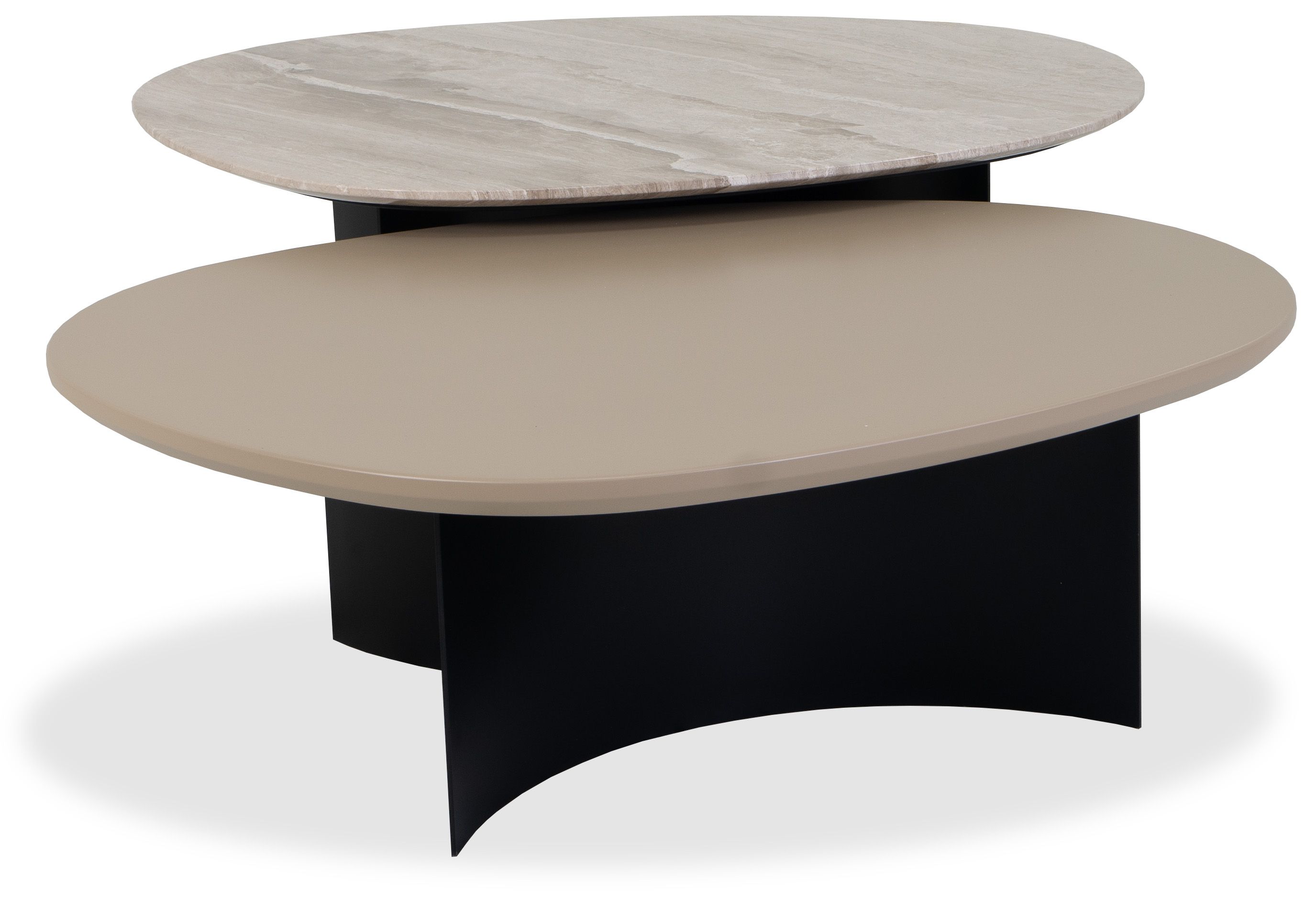 Salontafelset Ovato B100 x D85 x H38 cm