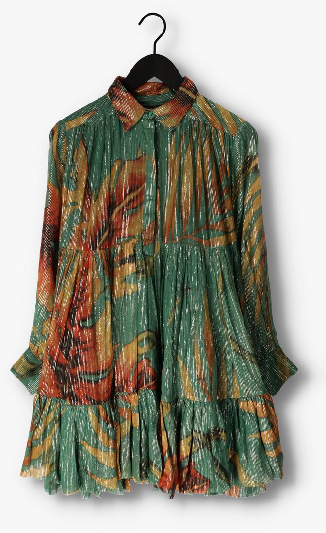 MES DEMOISELLES groene mes demoiselles mini jurk dress prudance