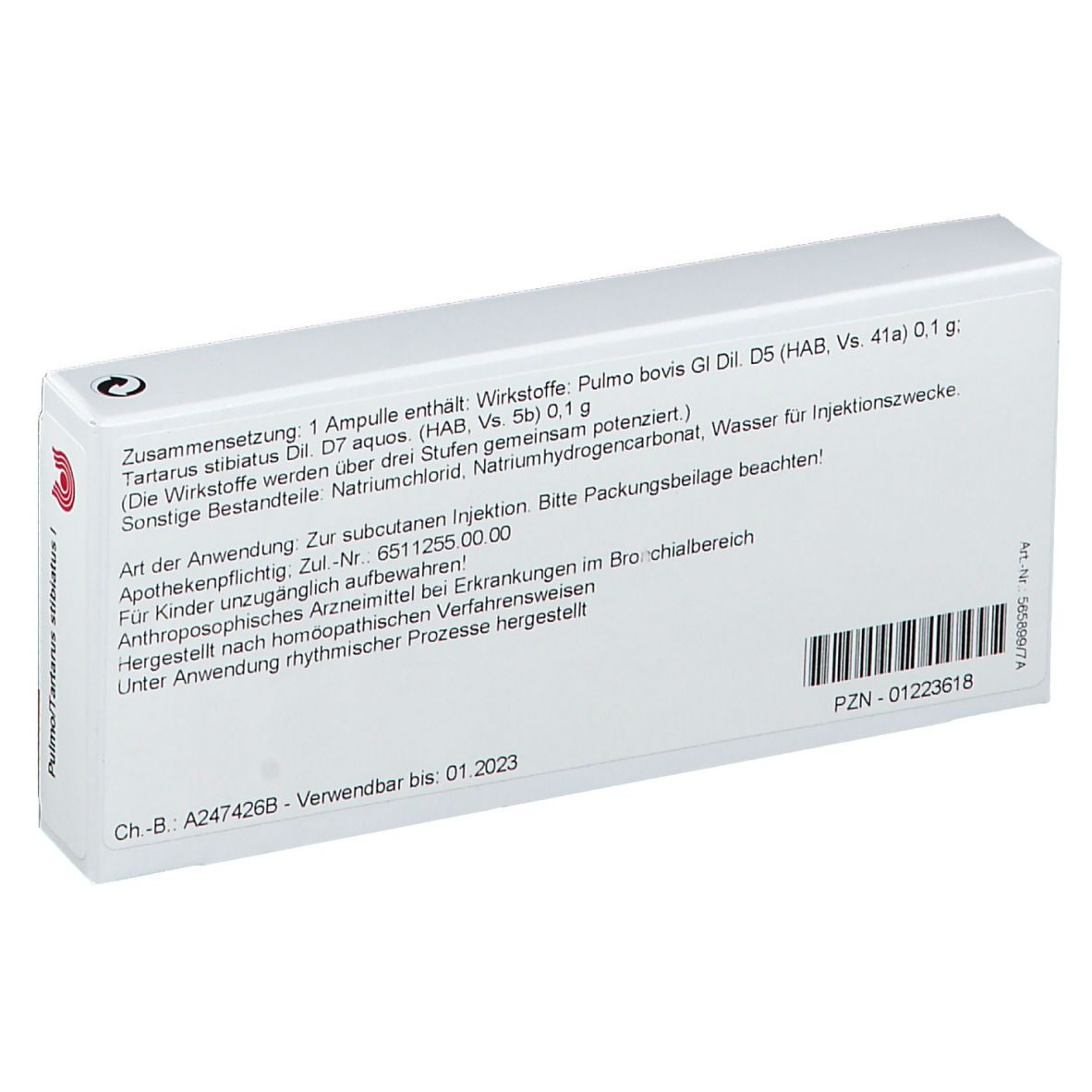 Wala® PULMO/ Tartar. Stib. I Amp.