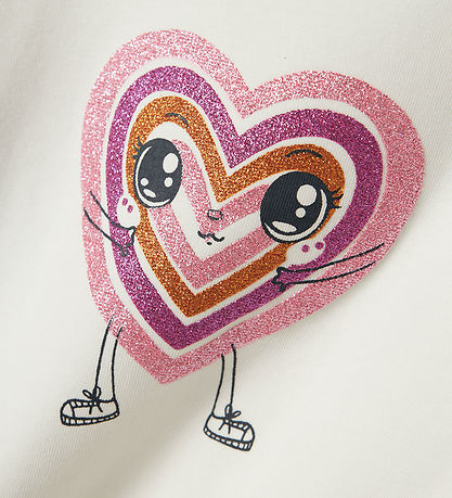 Name It Bluse - NmfVix - Jet Stream/Glitter Heart