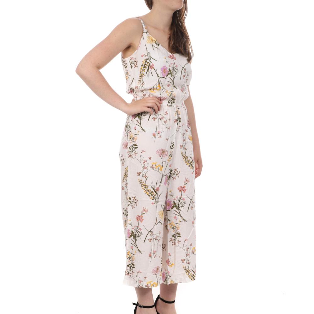 Vero Moda Combinaison Blanc/Fleurs Femme Vero Moda 7/8