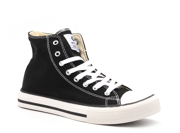 Victoria boots bottine femme tribu bot lona  106500 noir