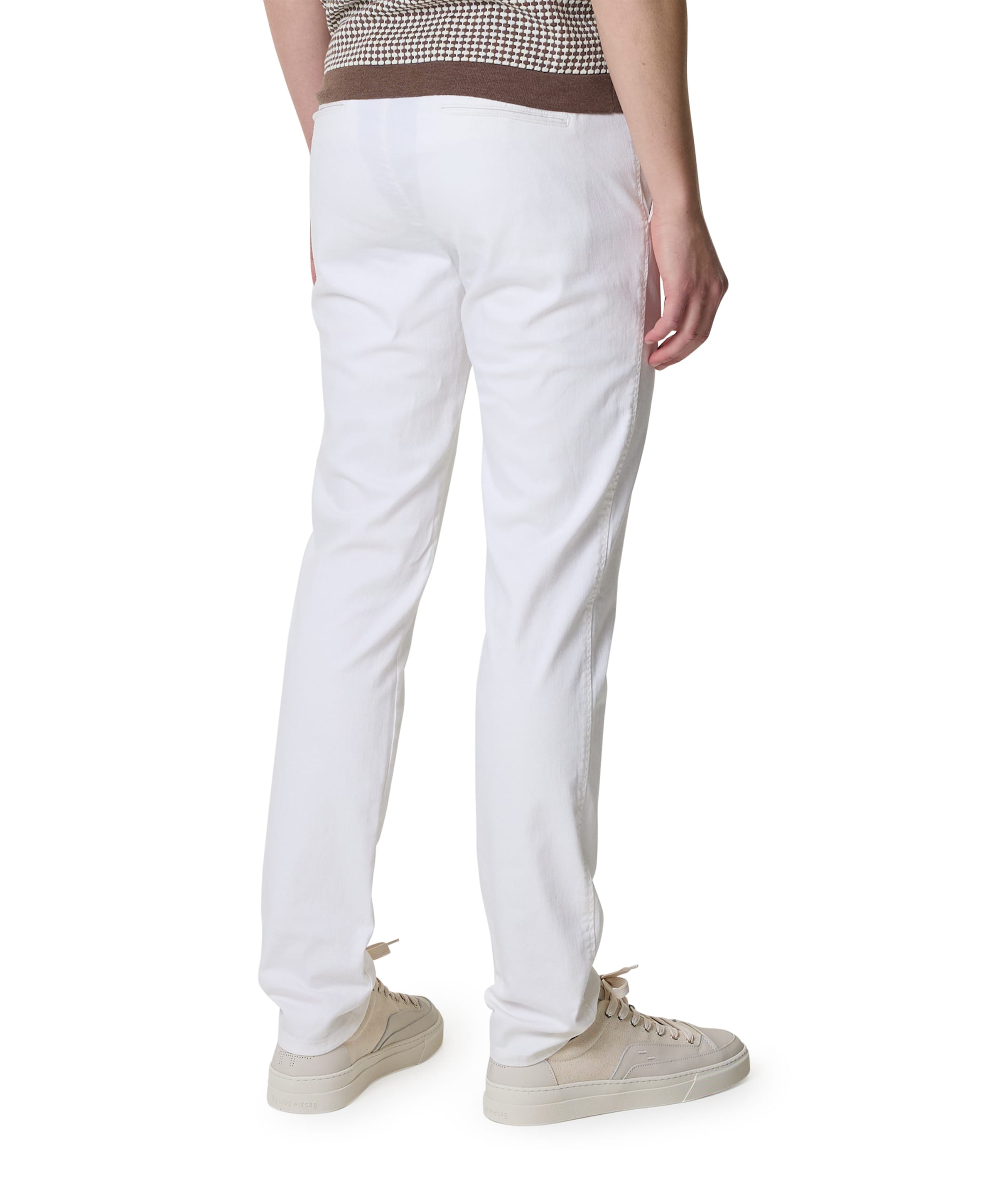 North.84 Elegance Chino Collection heren broek ecru