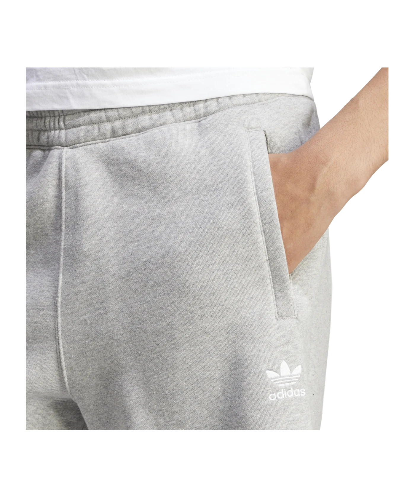 adidas Originals Essentials Trefoil Short Grau
