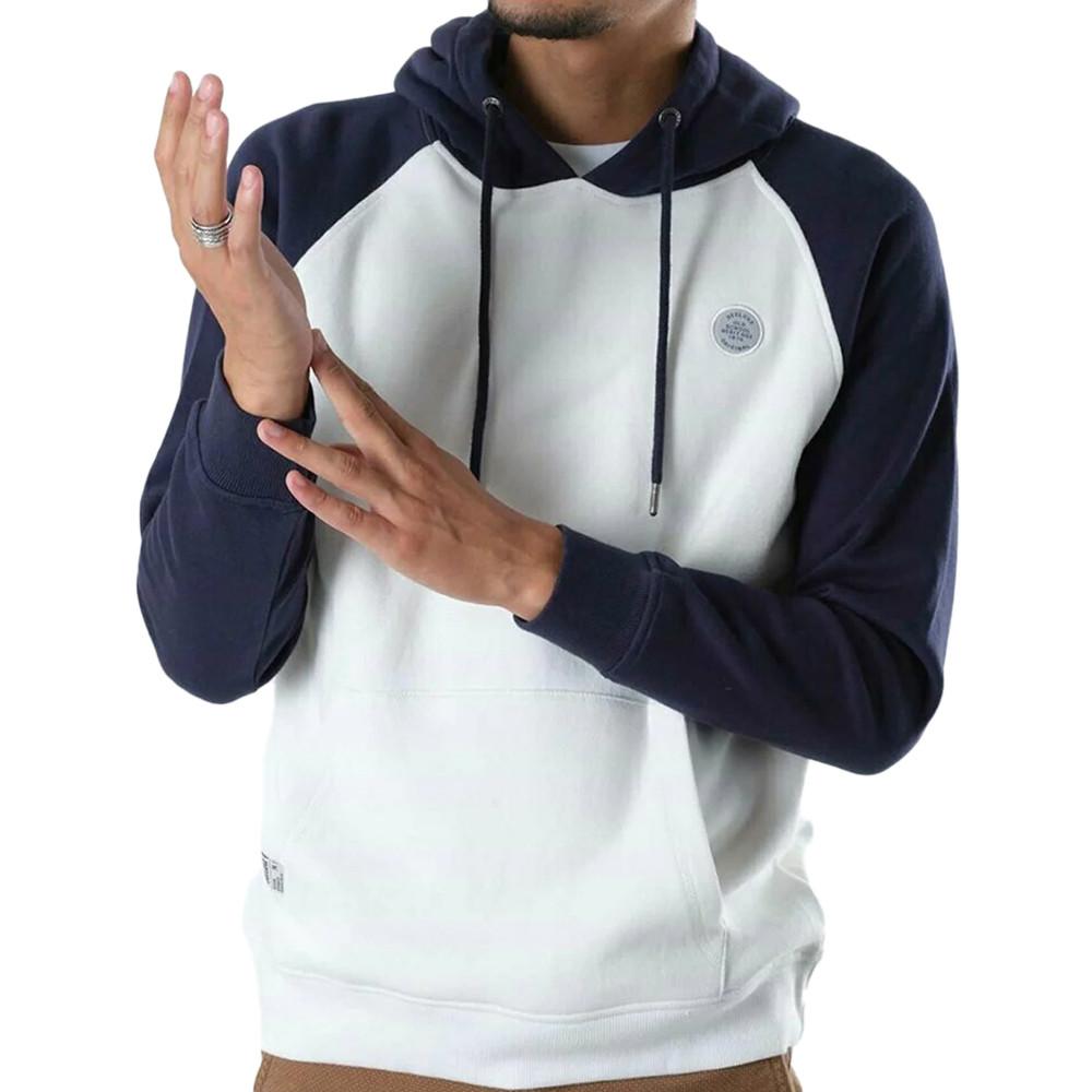 Deeluxe Sweat à capuche Blanc/Marine Homme Deeluxe Nether