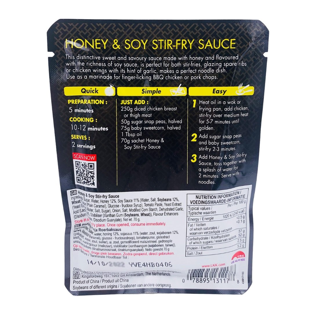 MOLHOS LEE KUM KEE MEL E SOJA 70G