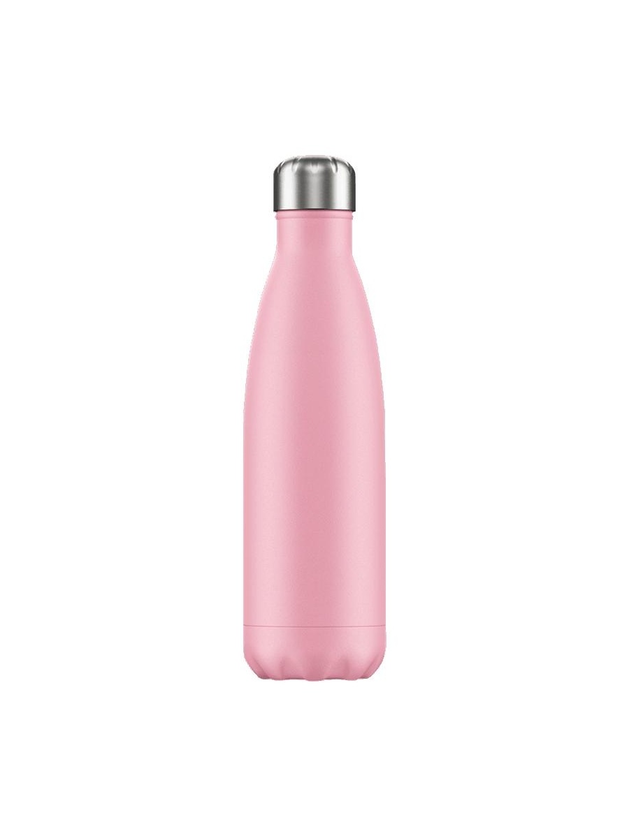 Flaske 1 liter  rvs drinkfles - flower