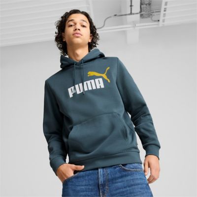PumaESS+ 2 Col Big Logo Hoodie FL - grau