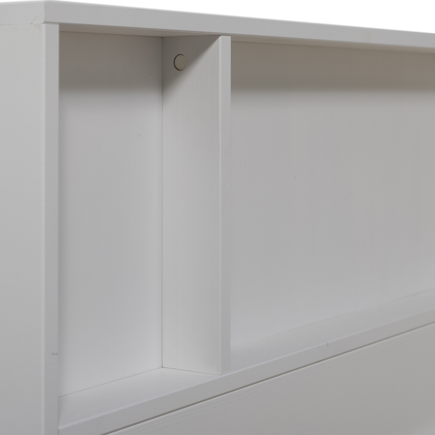 WOOOD Carter Bedbank - Grenenhout - Wit - 90x200