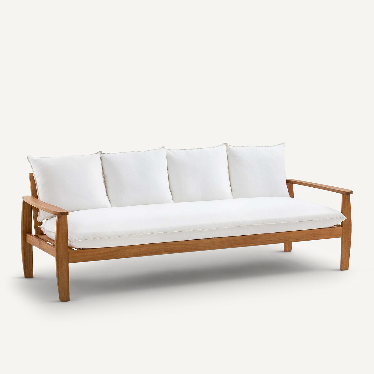 AM.PM<br>Sofá em acácia, Nellia de 5 lugares