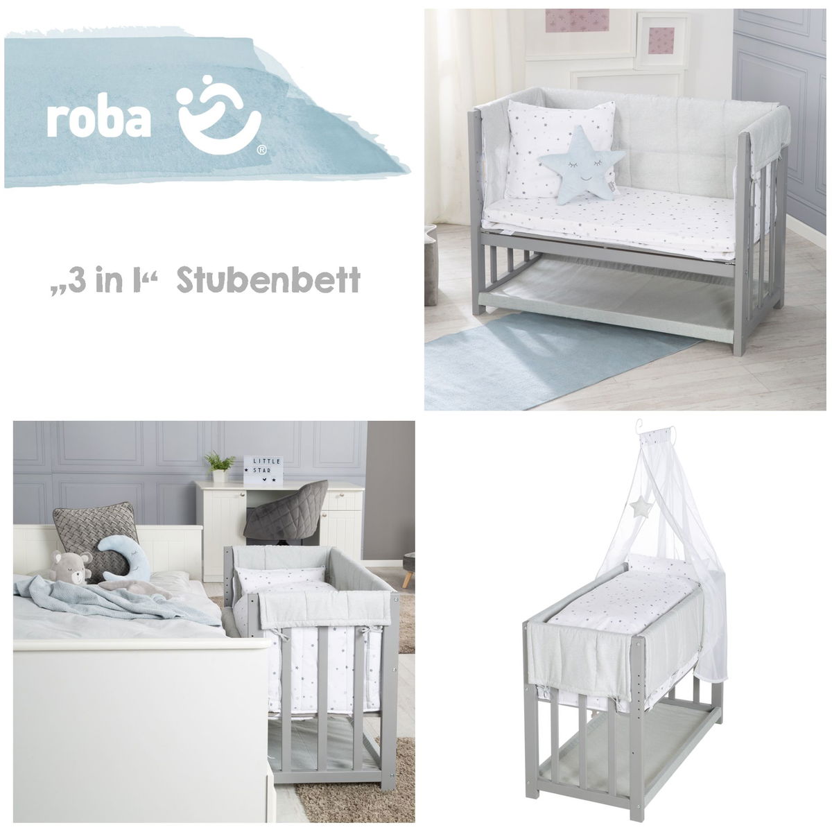 robaroba   Stubenbett 3in1 Sternenzauber
