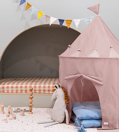3 Sprouts Spielzelt - 100 x 135 cm - Helles rosa
