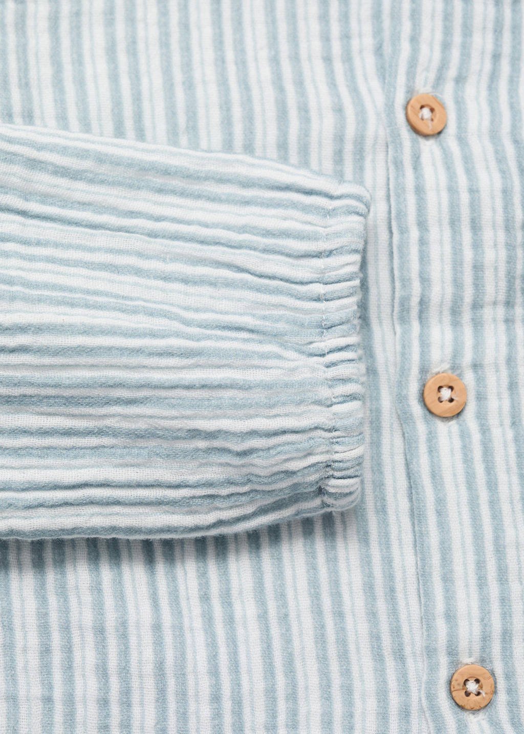 Mango Kids blouse lichtblauw
