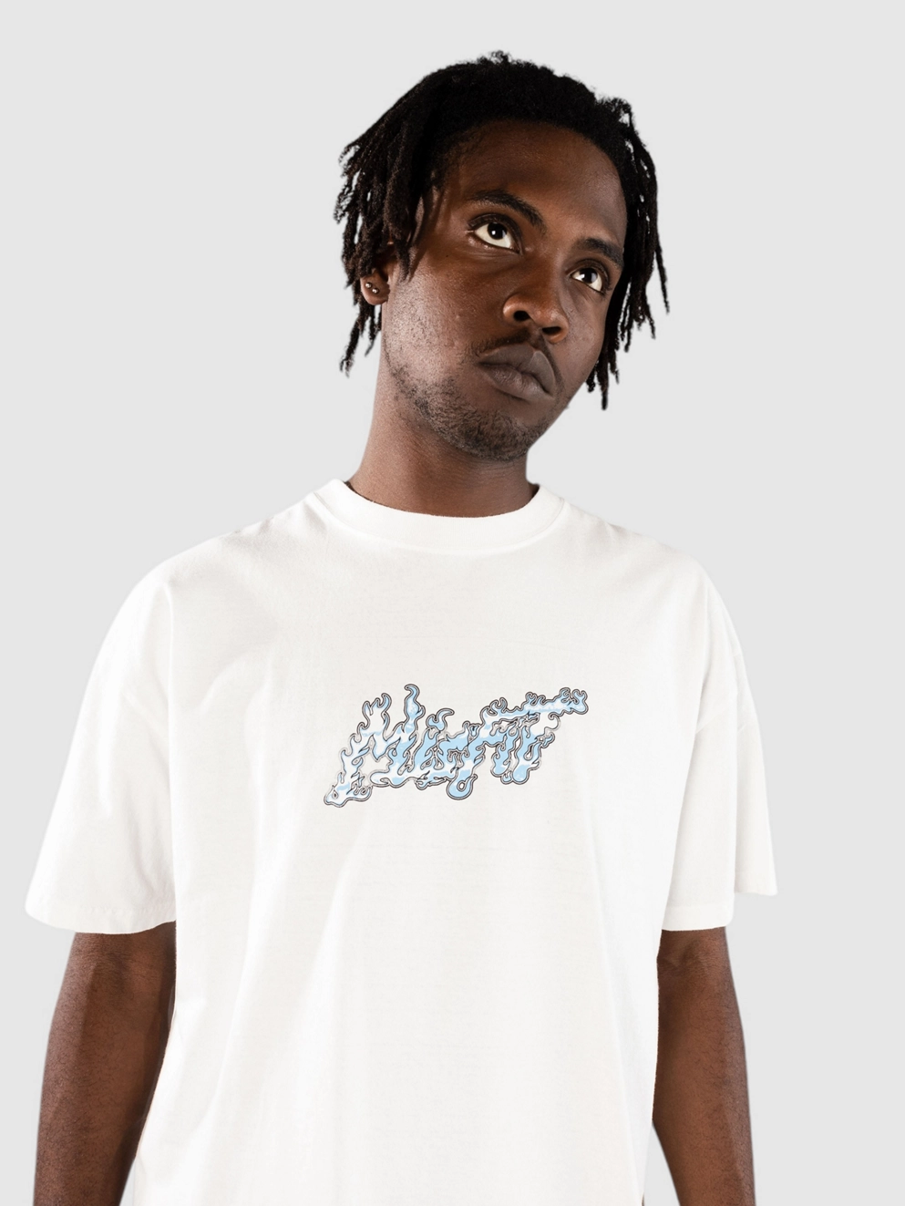 Misfit Shapes Sleeping Cells T-Shirt pigment thrift white